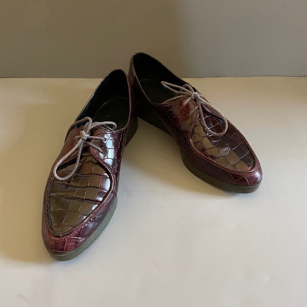 Theory Glenrock Leather Oxford Shoes - Picture 2 of 14
